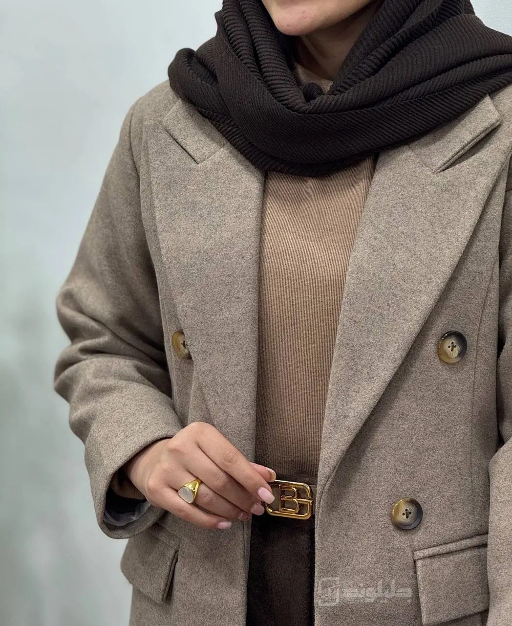 پالتو فوتر آستردار بلند راحیل